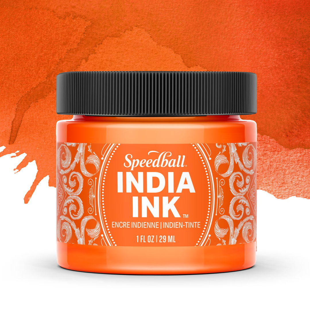 Speedball India Ink 29ml Citrine