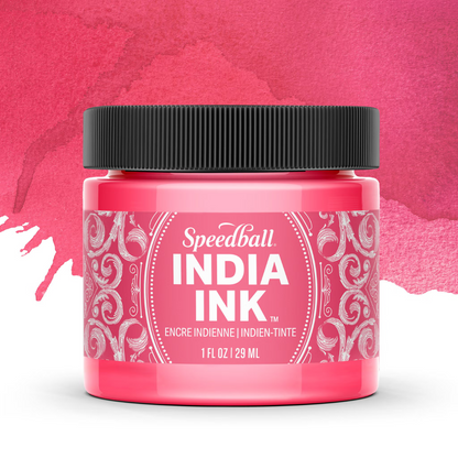 Speedball India Ink 29ml Pink Tourmaline