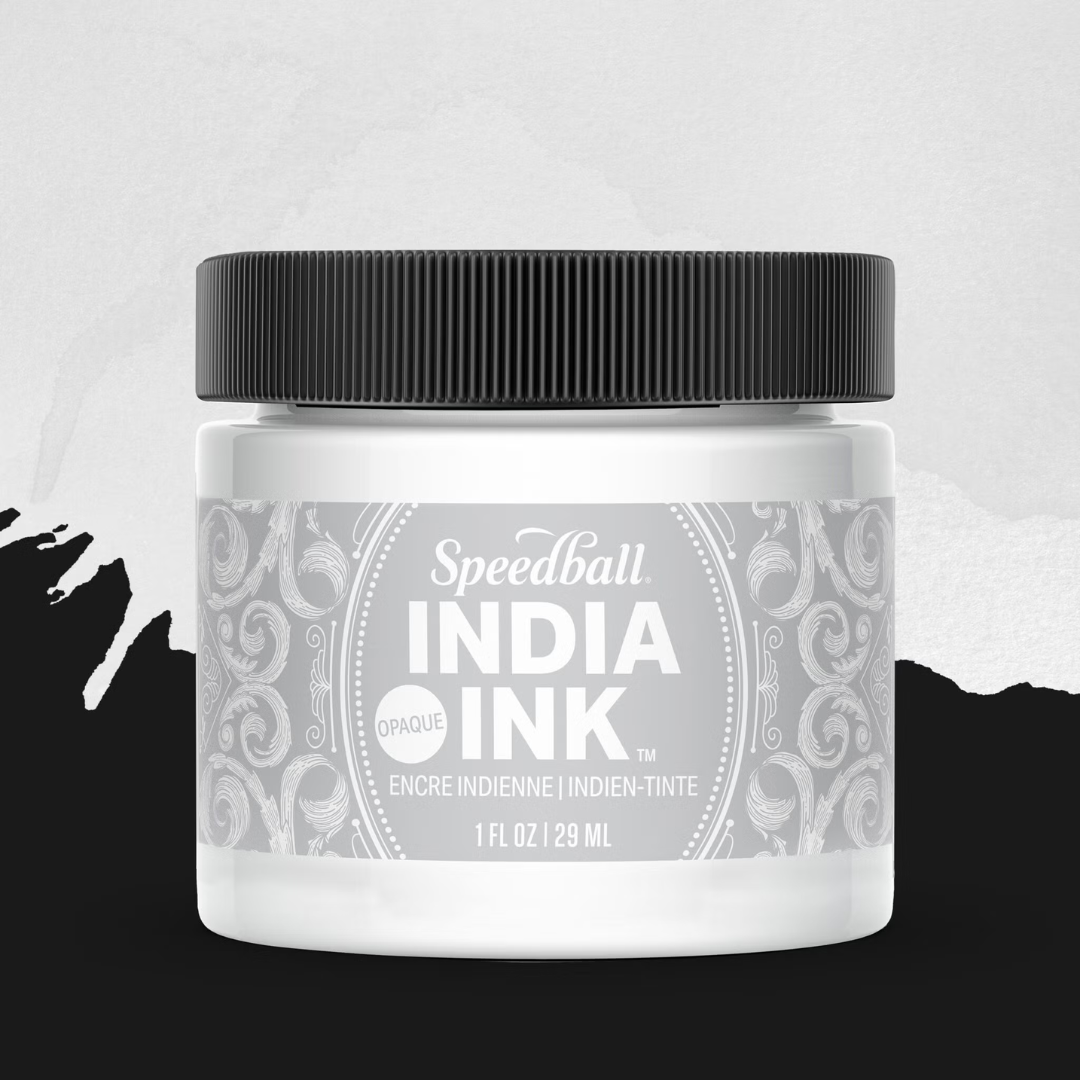 Speedball India Ink 29ml Satin White