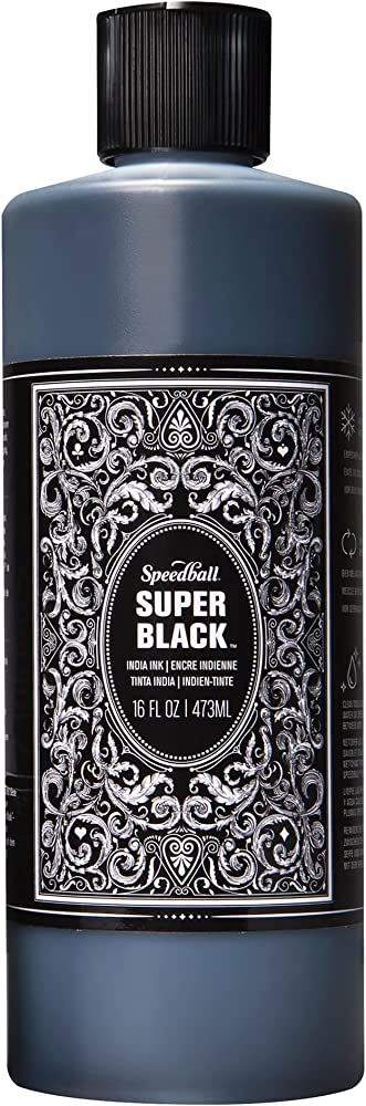 Speedball Indian Ink Black 16oz