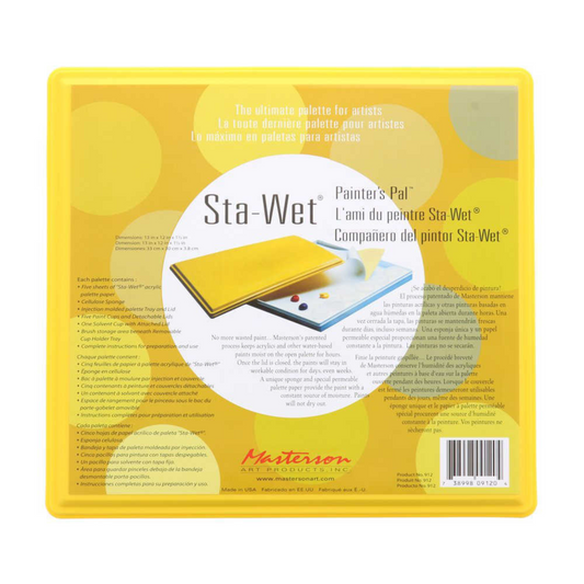 Sta-Wet Painters Pal Palette No.912 33x30cm