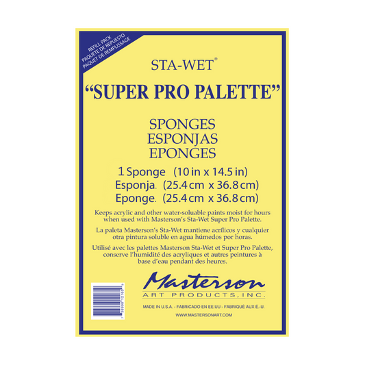 Sta-Wet Super Pro Palette Sponge Refill x 1 No.1216