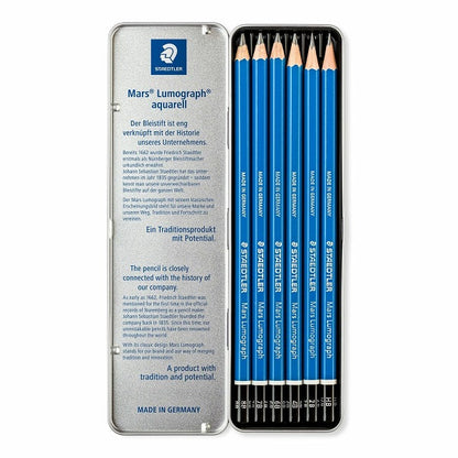 Staedtler Pencil Mars Lumograph Tin of 6