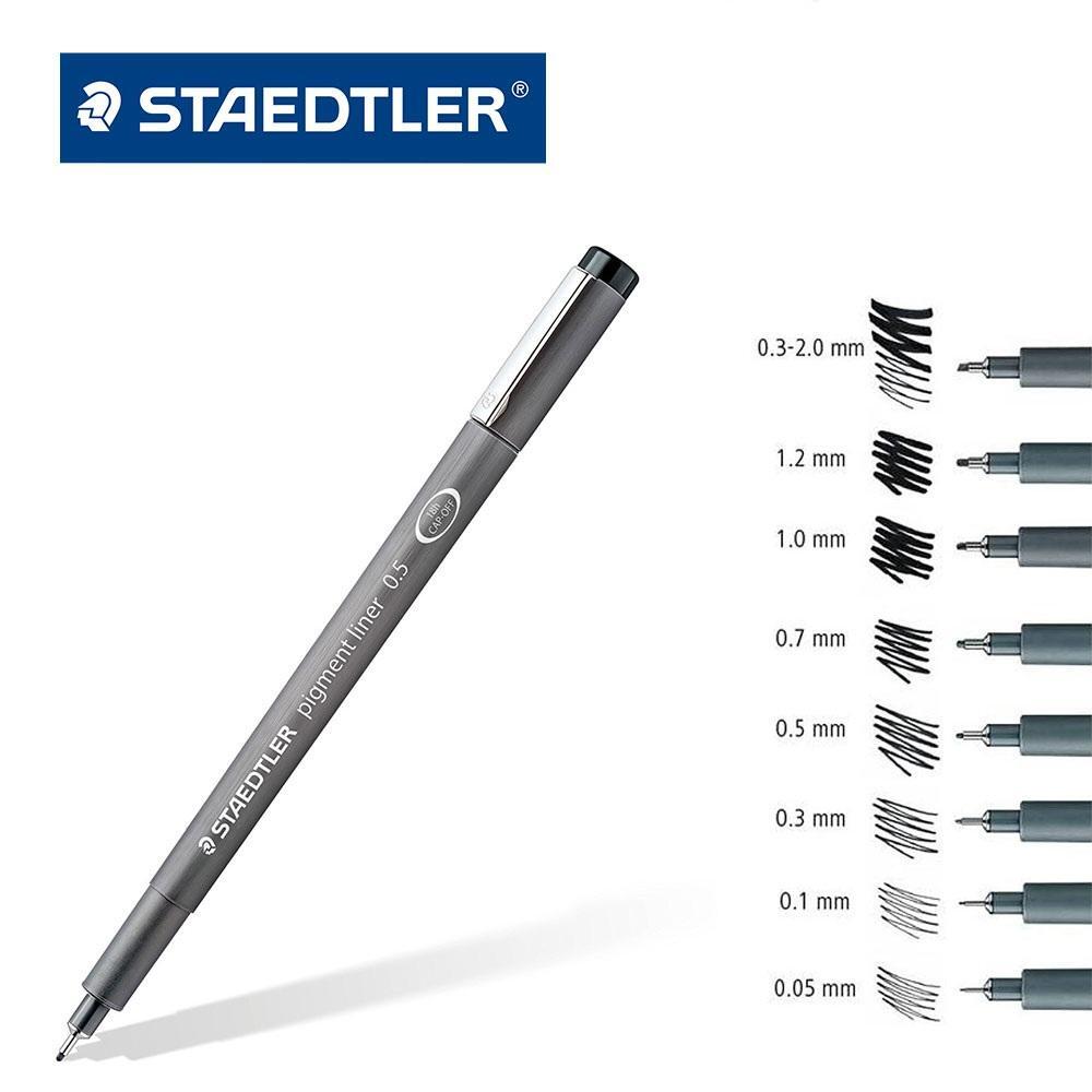 Staedtler Pigment Liner Wallet of 8