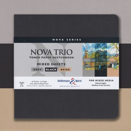 Stillman and Birn NOVA Trio Sketchbook Softcover Square