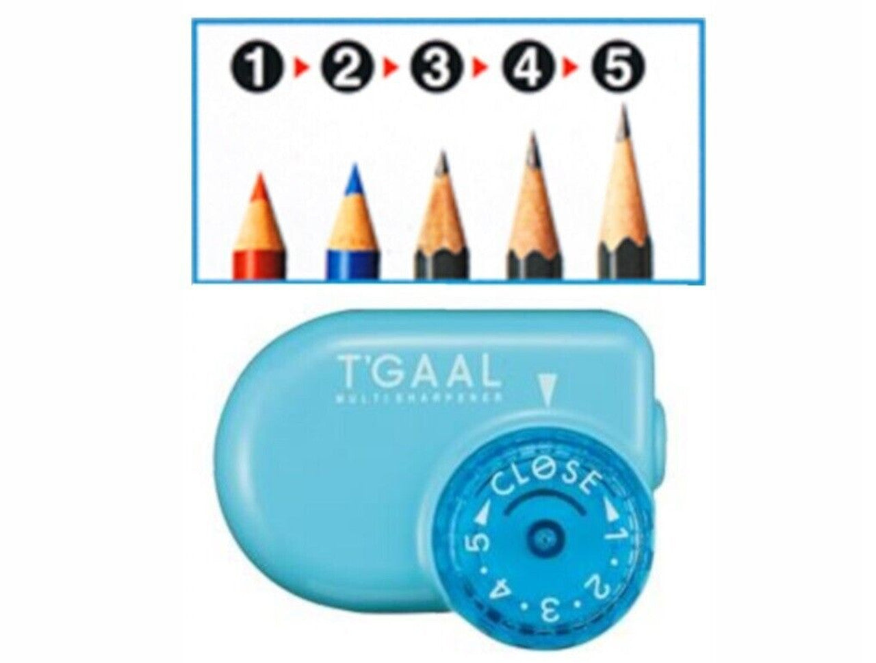 T-Gaal Black Multi Pencil Sharpener