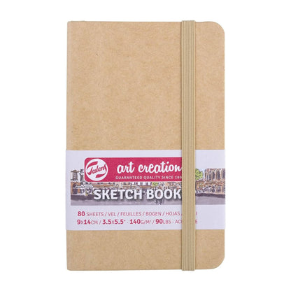 Talens Art Creation Hardback Sketchbook 140gsm 9x14cm Kraft