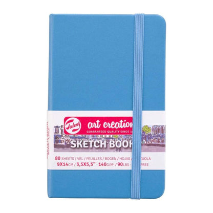 Talens Art Creation Hardback Sketchbook 140gsm 9x14cm Lake Blue