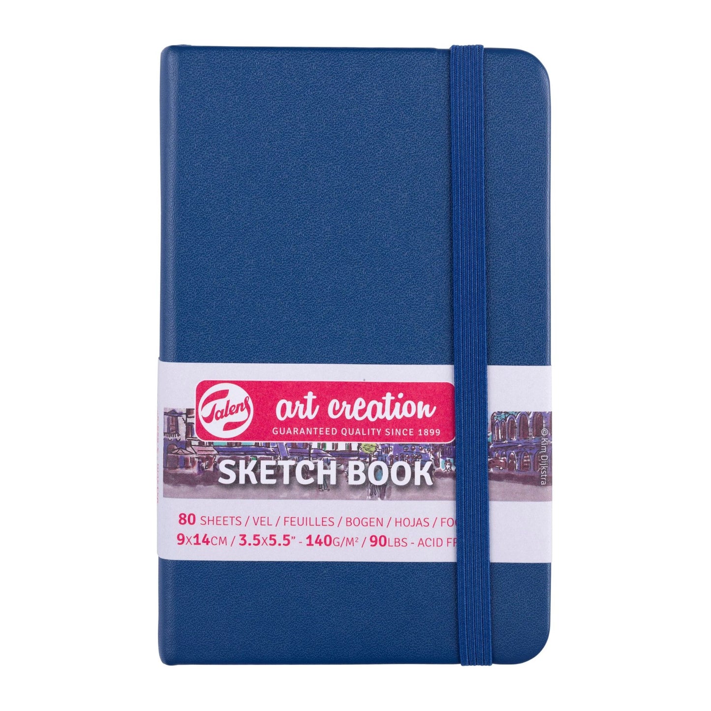 Talens Art Creation Hardback Sketchbook 140gsm 9x14cm NAVY BLUE