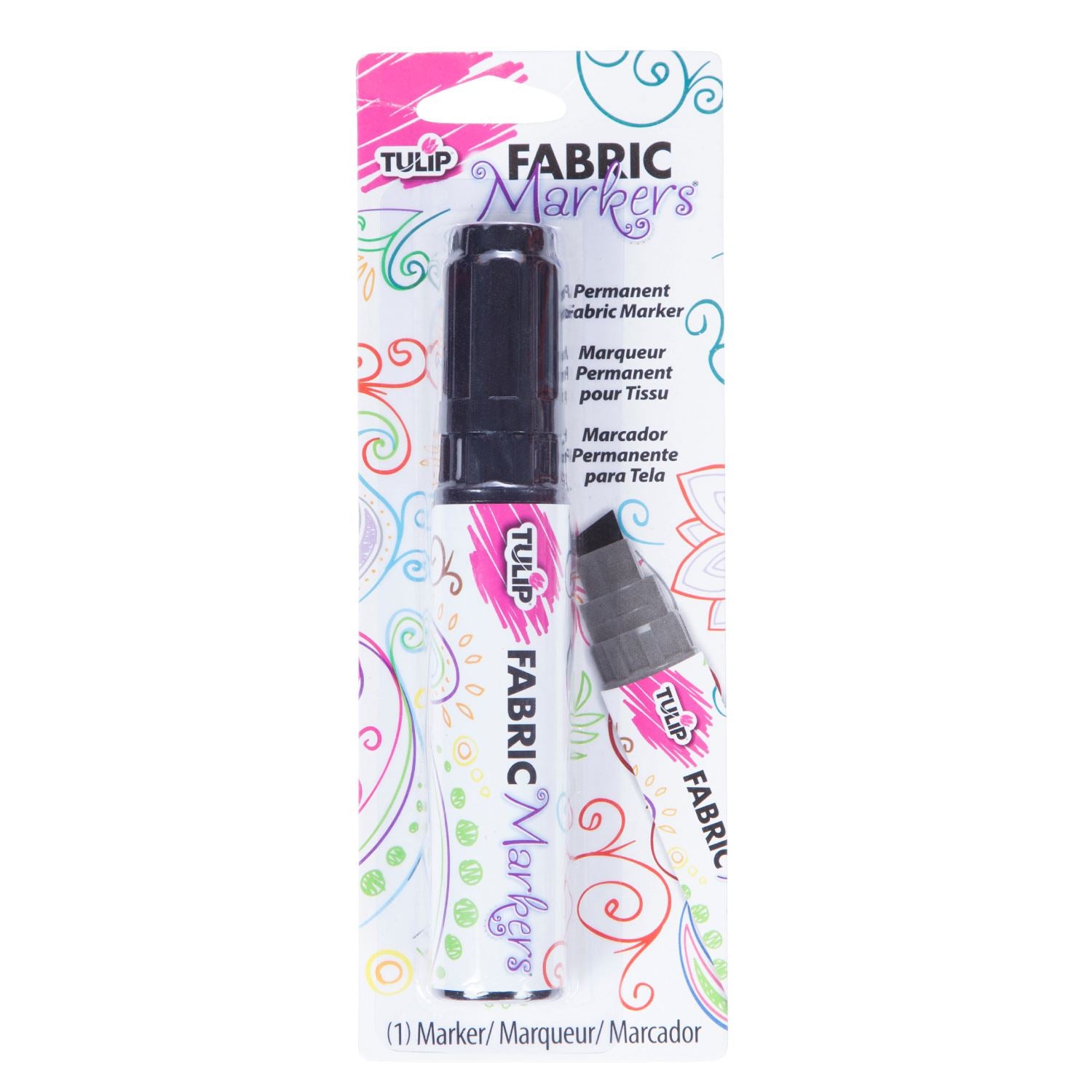 Tulip Fabric Marker Fat Black