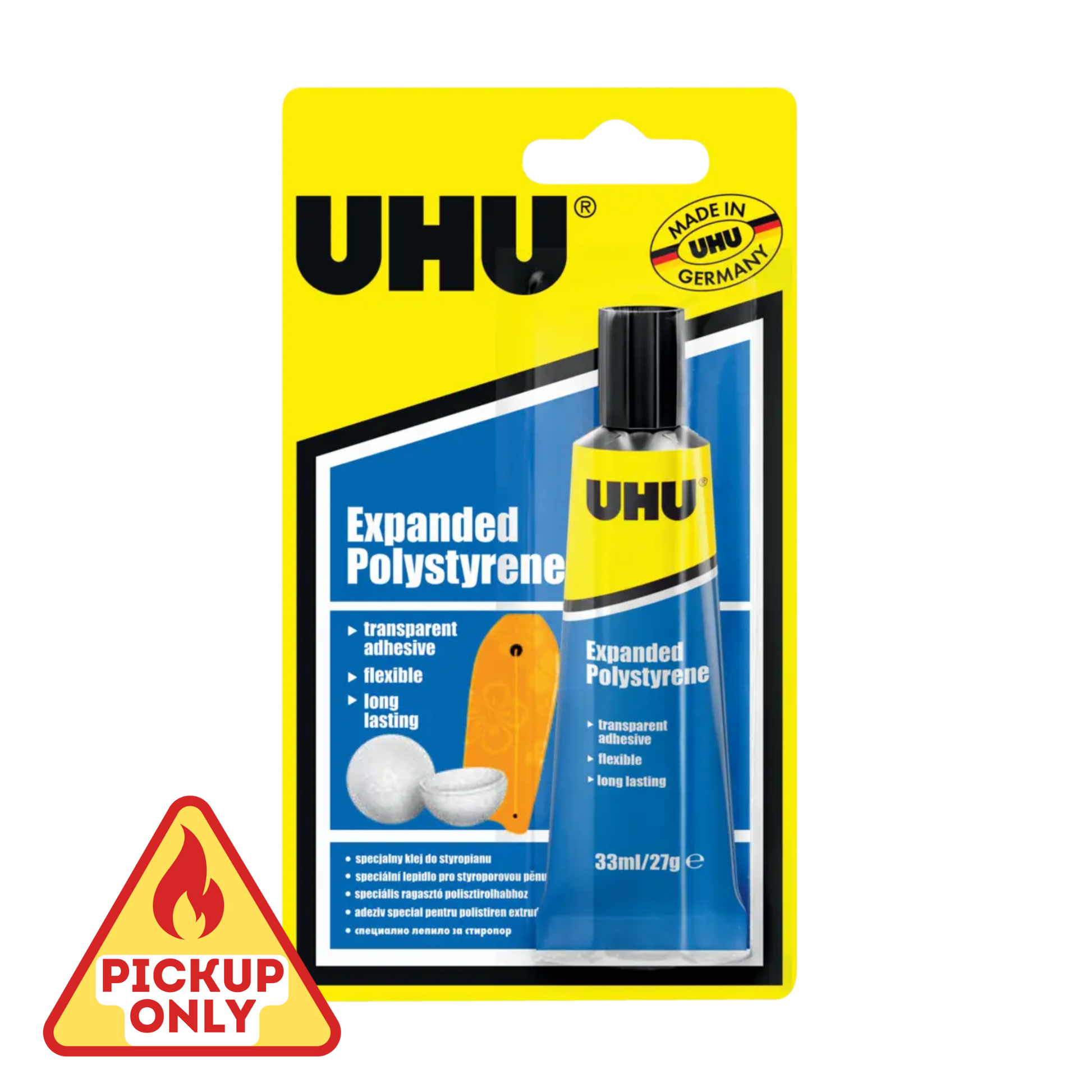 UHU Expanded Polystyrene 33ml