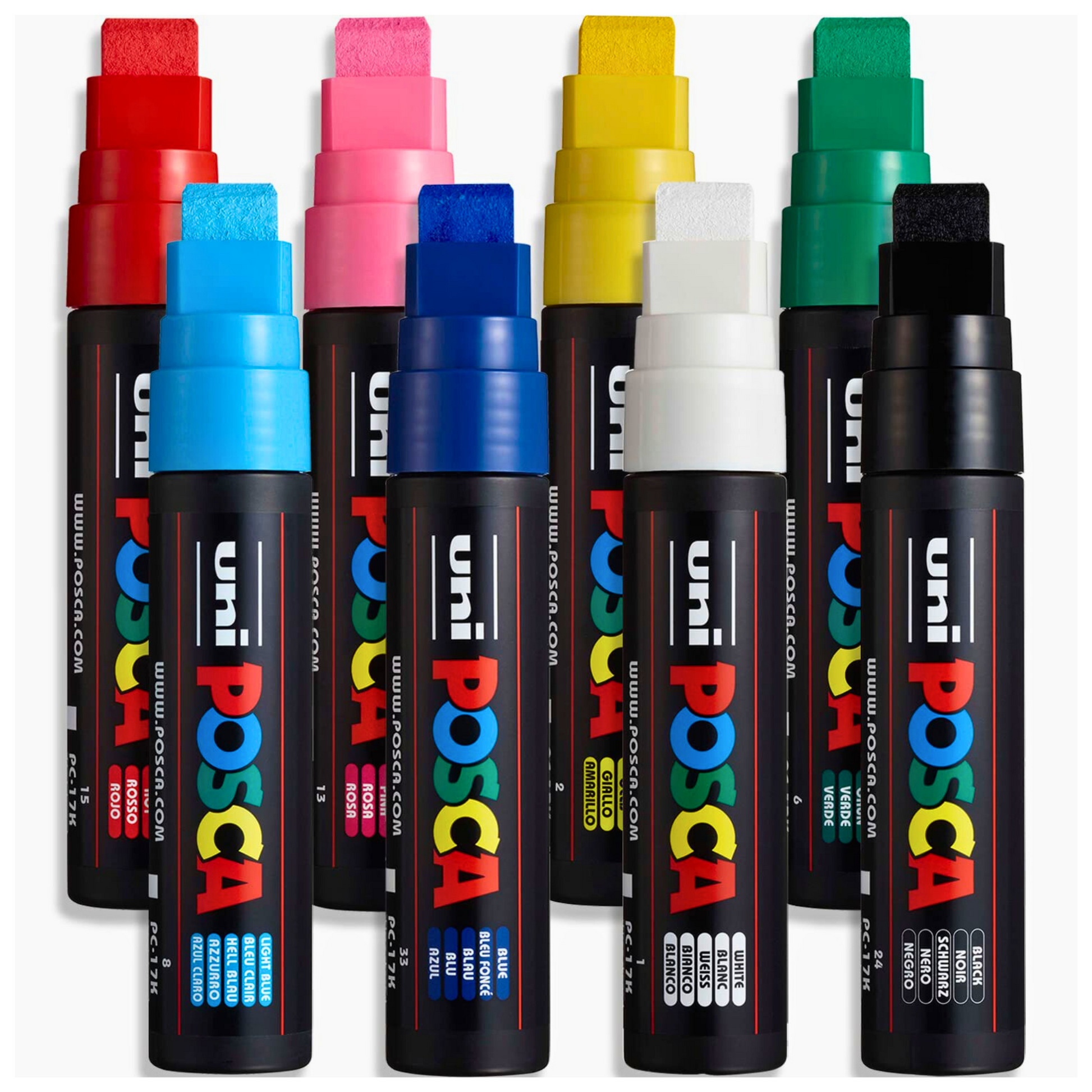 UNI POSCA 17K BROAD CHISEL TIP 15mm