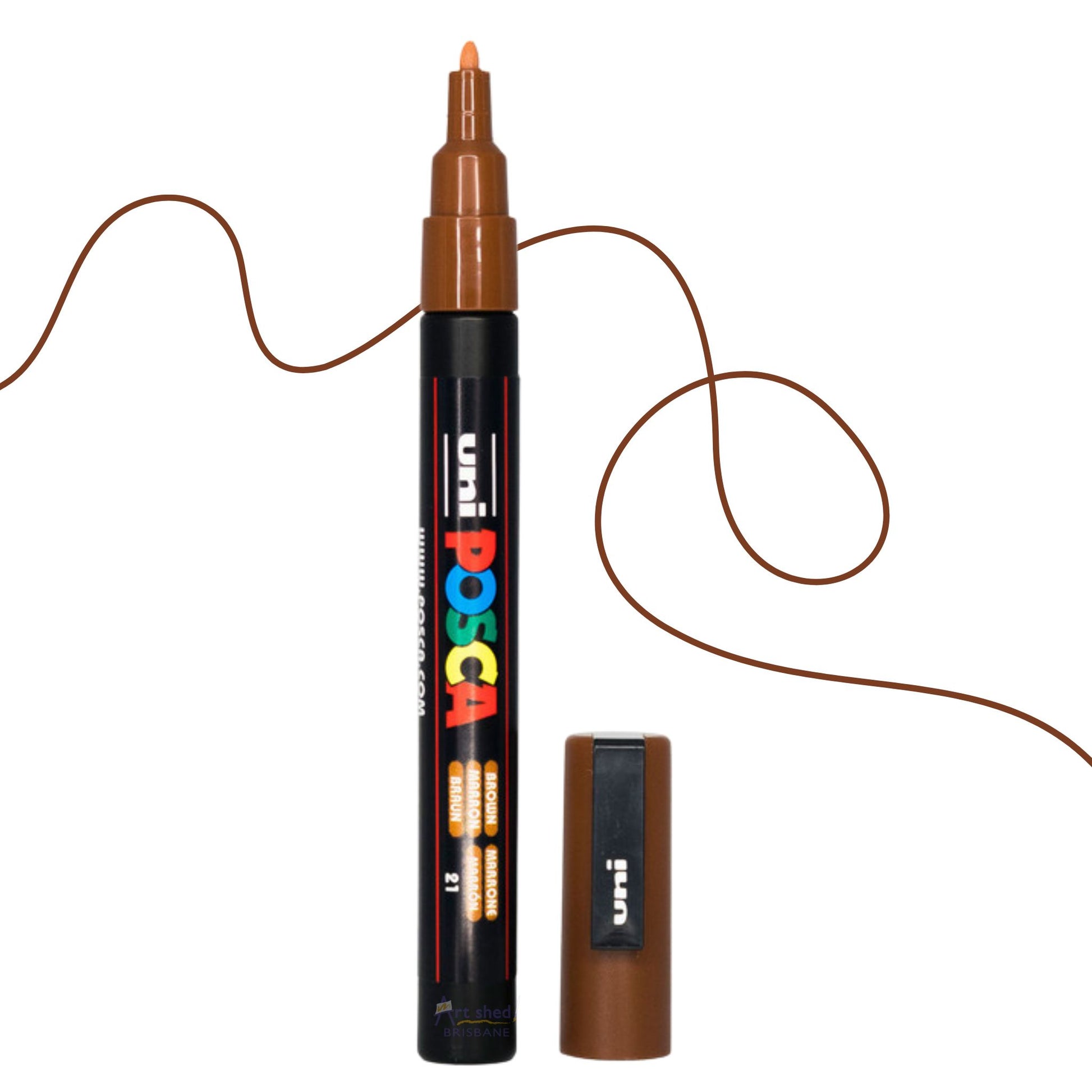 UNI POSCA 3M Fine BULLET 0.9 to 1.3mm BROWN