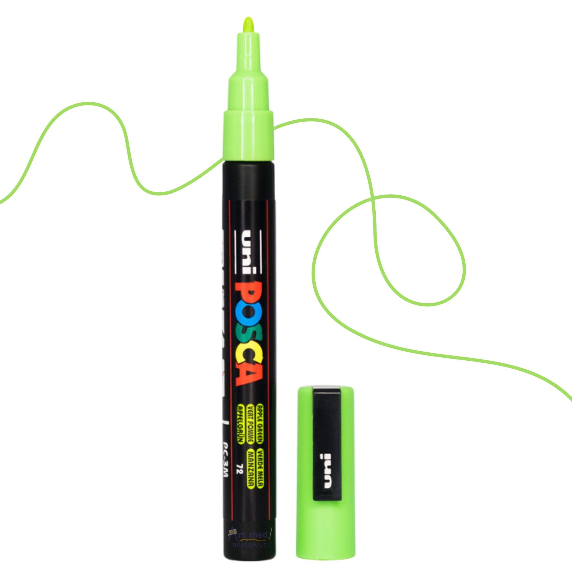 UNI POSCA 3M Fine BULLET 0.9 to 1.3mm APPLE GREEN