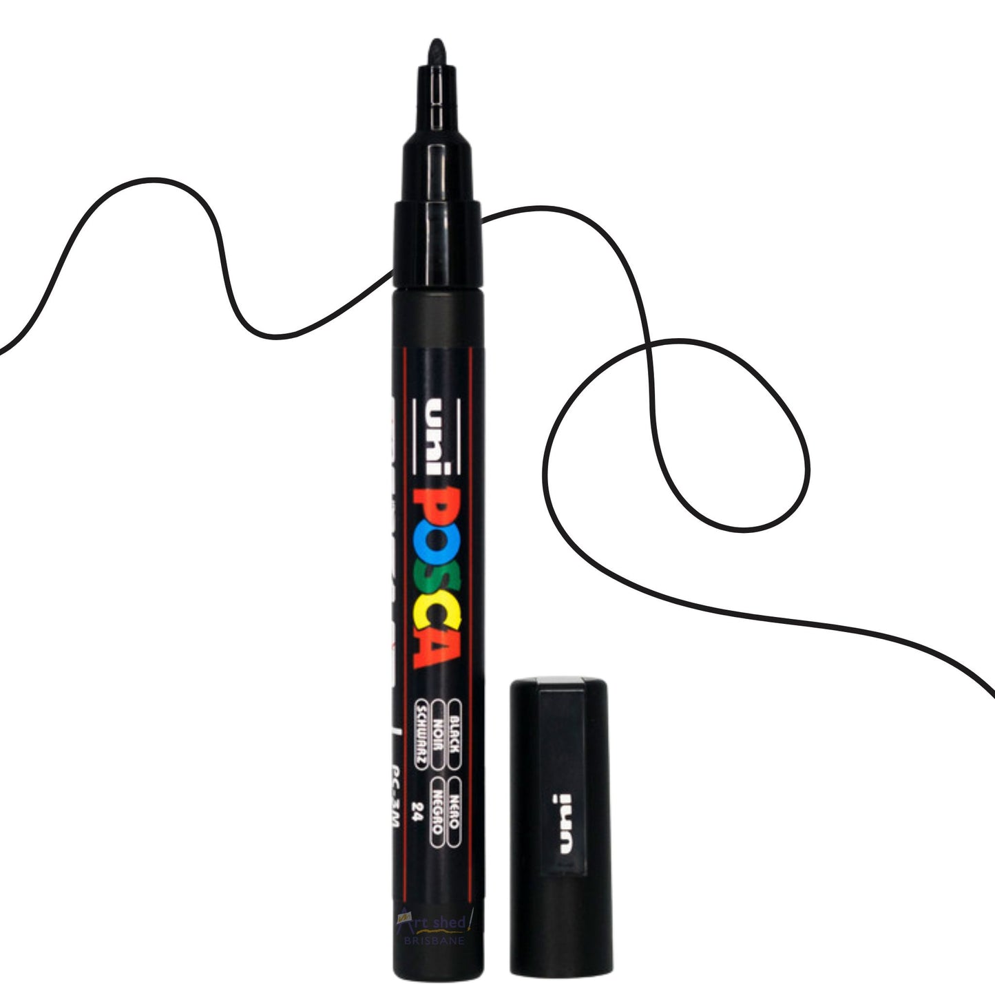 UNI POSCA 3M Fine BULLET 0.9 to 1.3mm BLACK