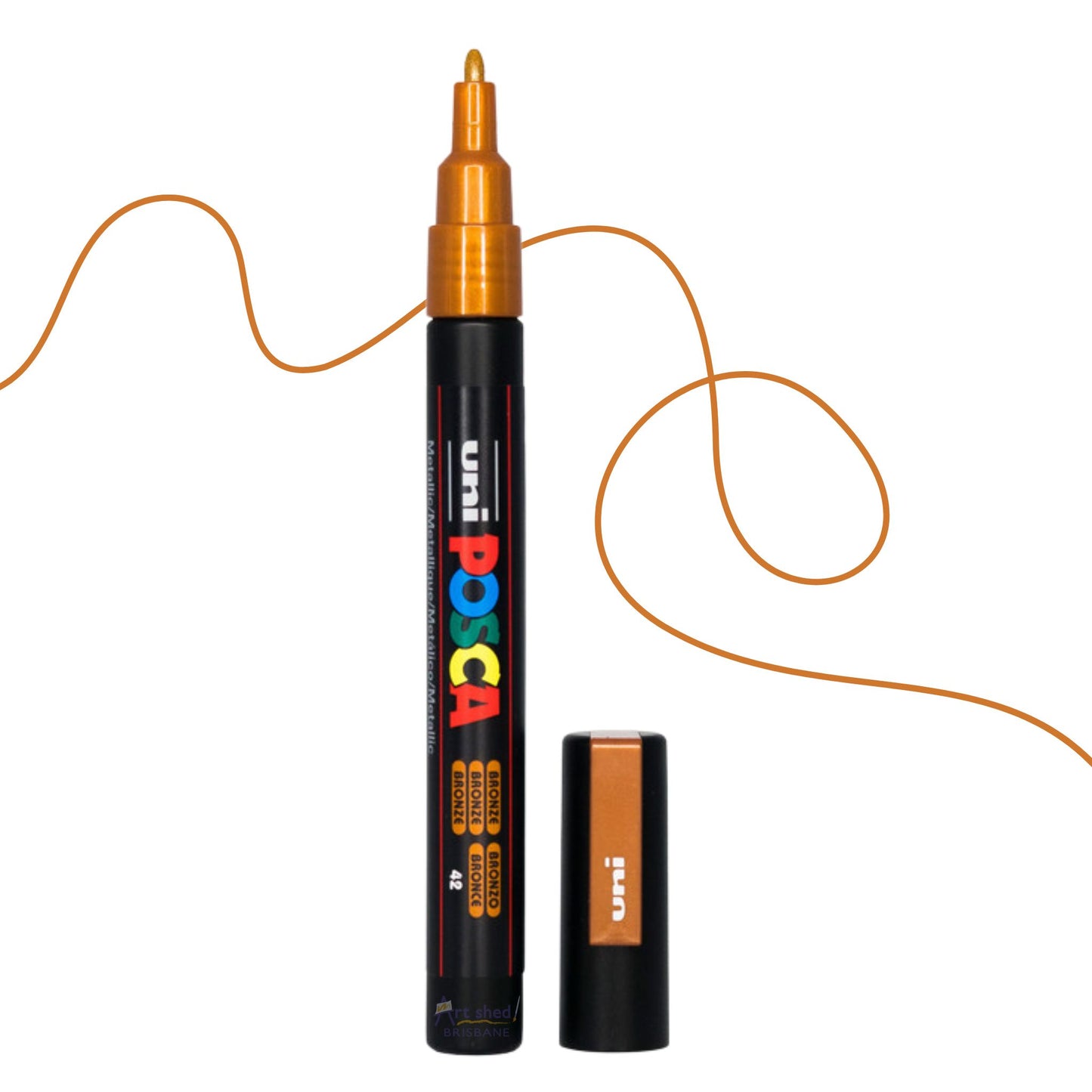 UNI POSCA 3M Fine BULLET 0.9 to 1.3mm BRONZE