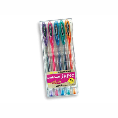 Uni-ball Signo Rollerball Gel Pen Set of 5