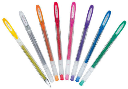 Uni-ball Signo Sparkling Gel Pen 1.0mm Set of 8 - Uni-ball