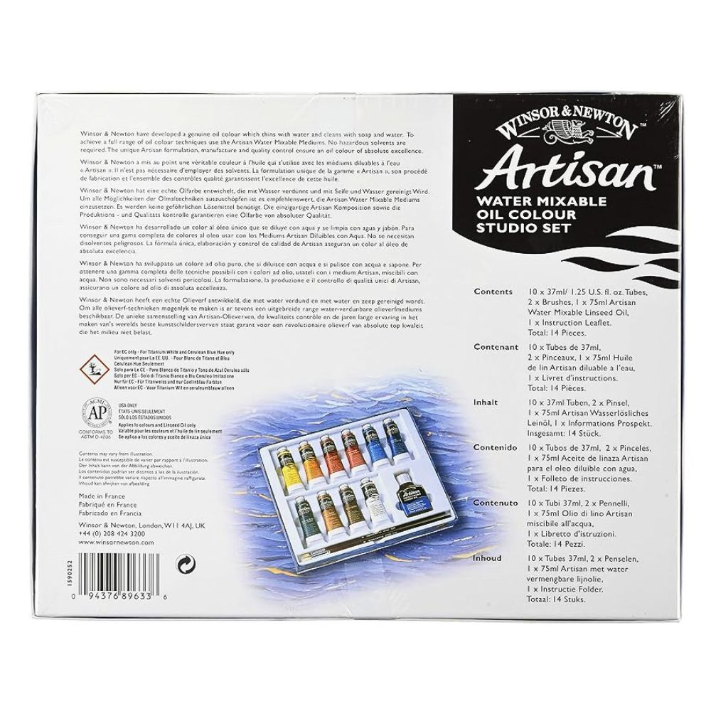 Winsor and Newton Artisan Oil Studio Set 14 pc - Winsor and Newton