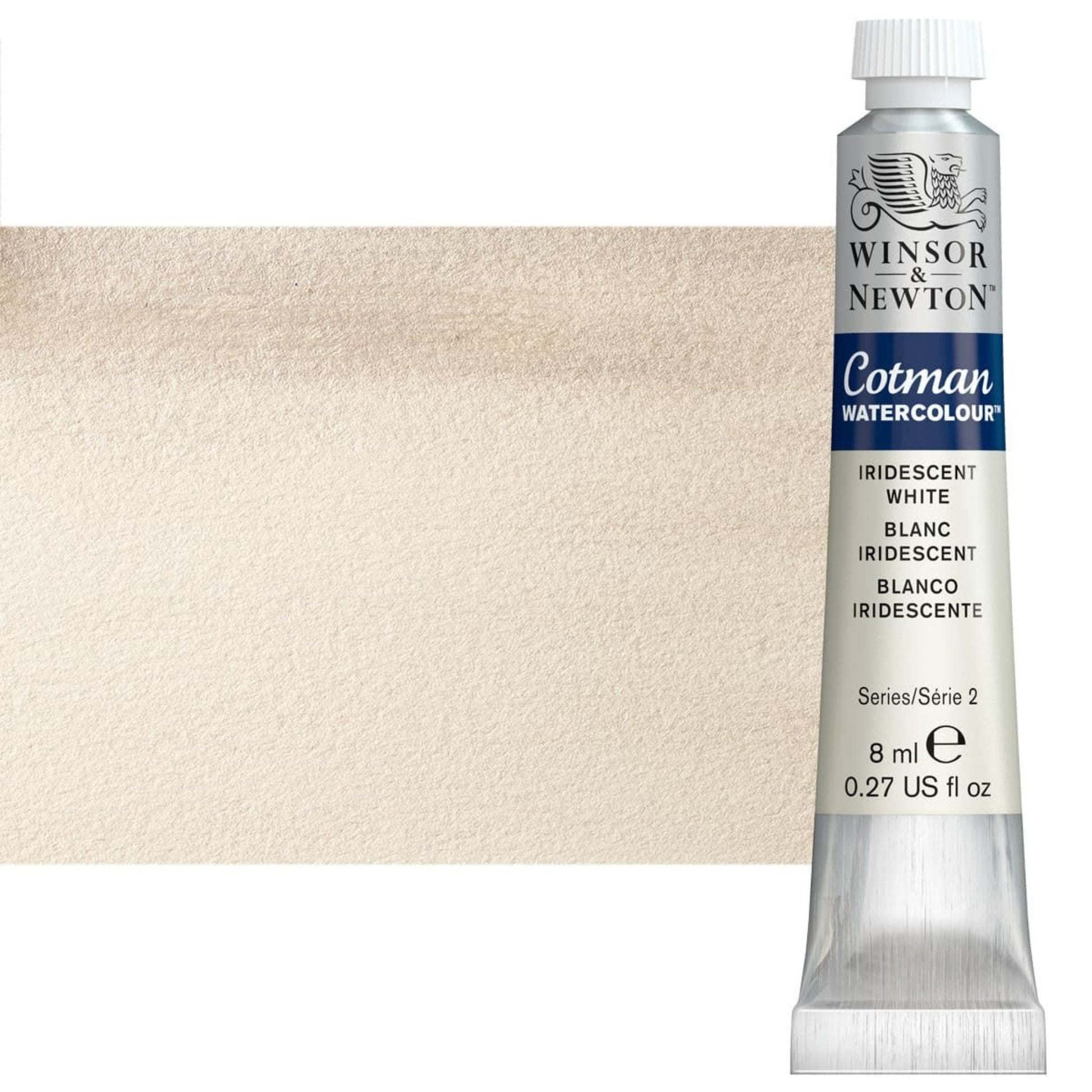 Winsor and Newton Cotman Watercolour Metallic 8ml Iridescent White