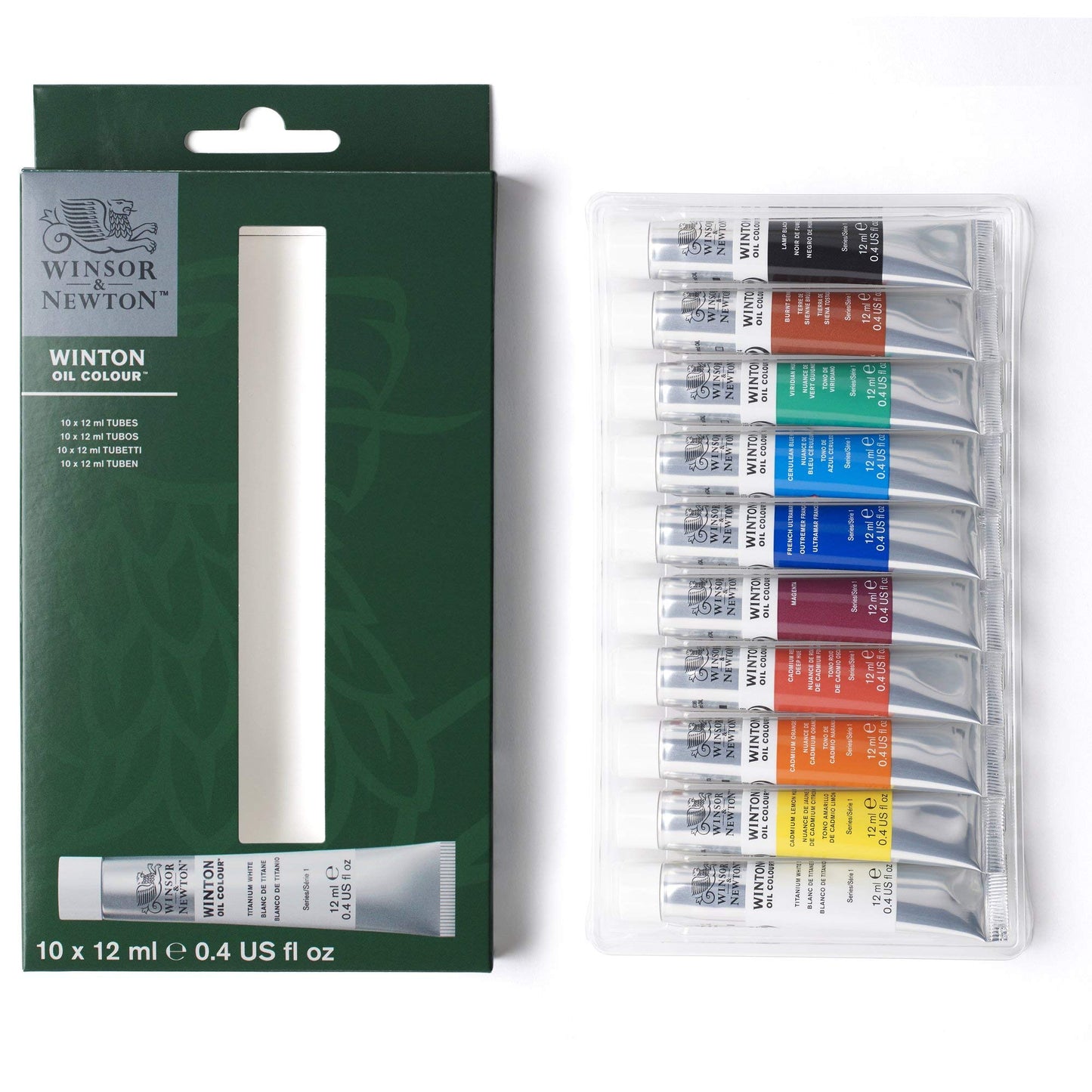 Winsor and Newton WINTON Oil Set of 10 x 12ml