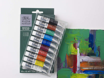 Winsor and Newton WINTON Oil Set of 10 x 12ml