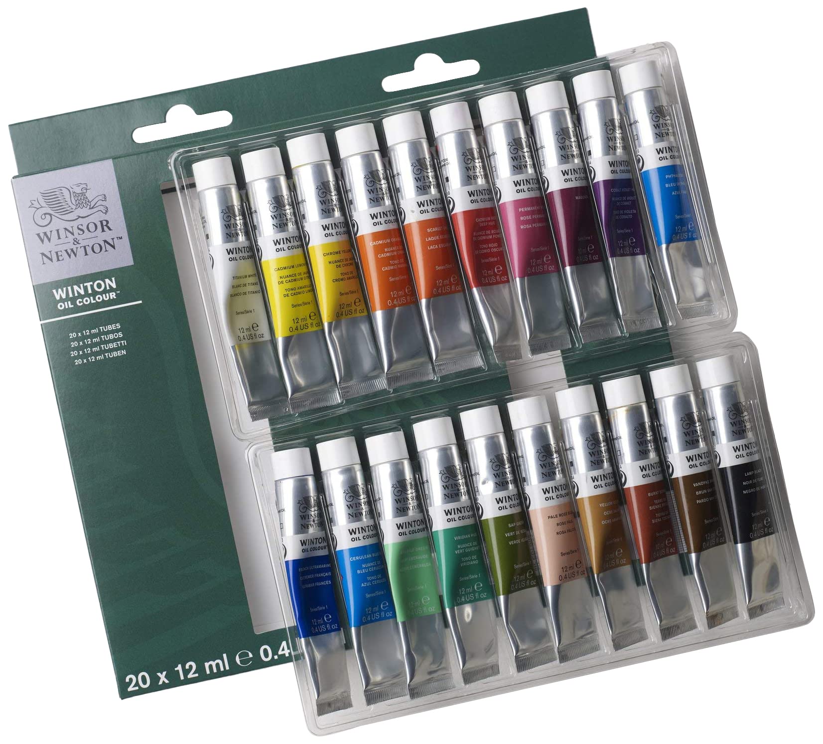 Winsor and Newton WINTON Oil Set of 20 x 12ml