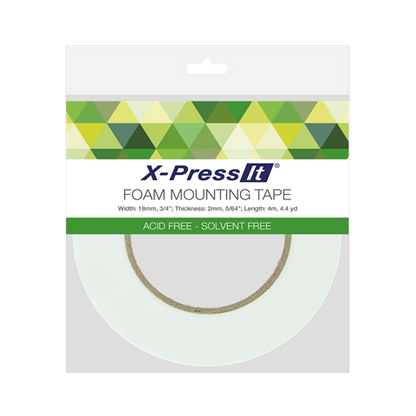 Xpress It Foam Tape Acid Free 2mm x 18mm