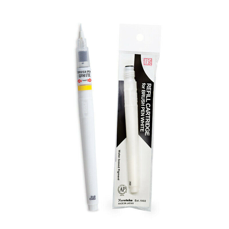 ZIG BRUSH PEN WHITE