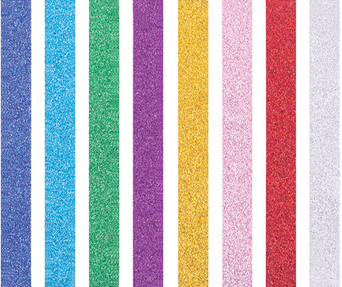 Zart Washi Tape Pkt 8 - Glitter