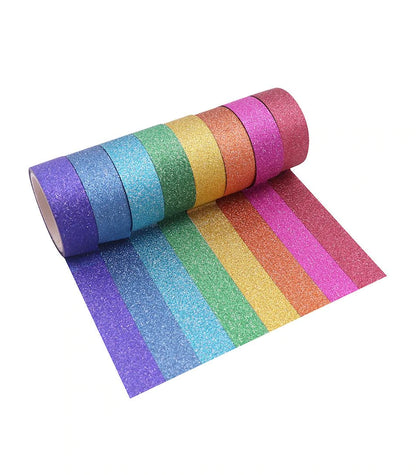 Zart Washi Tape Pkt 8 - Glitter