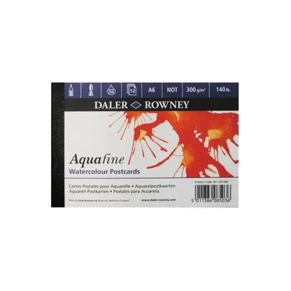 Daler-Rowney Aquafine Watercolour Postcard 300g 12sh