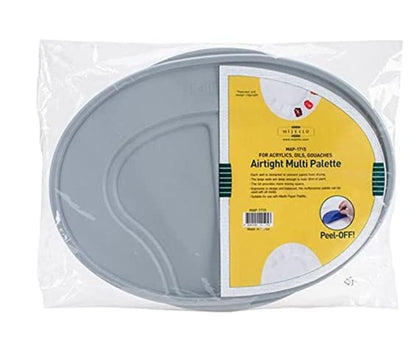 Mijello Airtight Acrylic/Oil/Gouache OVAL Palette 15 Well