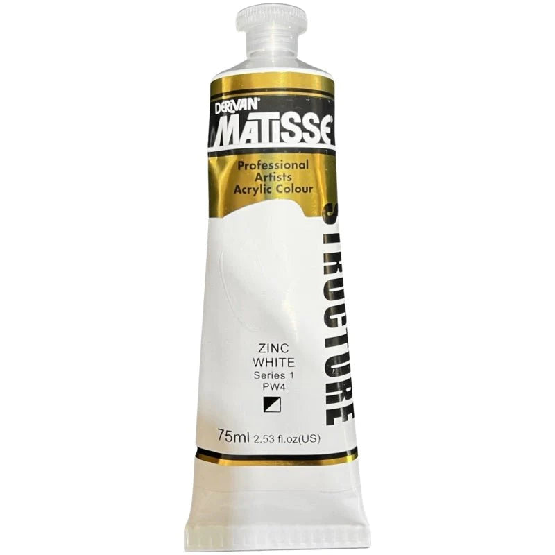 MATISSE STRUCTURE ACRYLIC 75ml S1 Zinc White