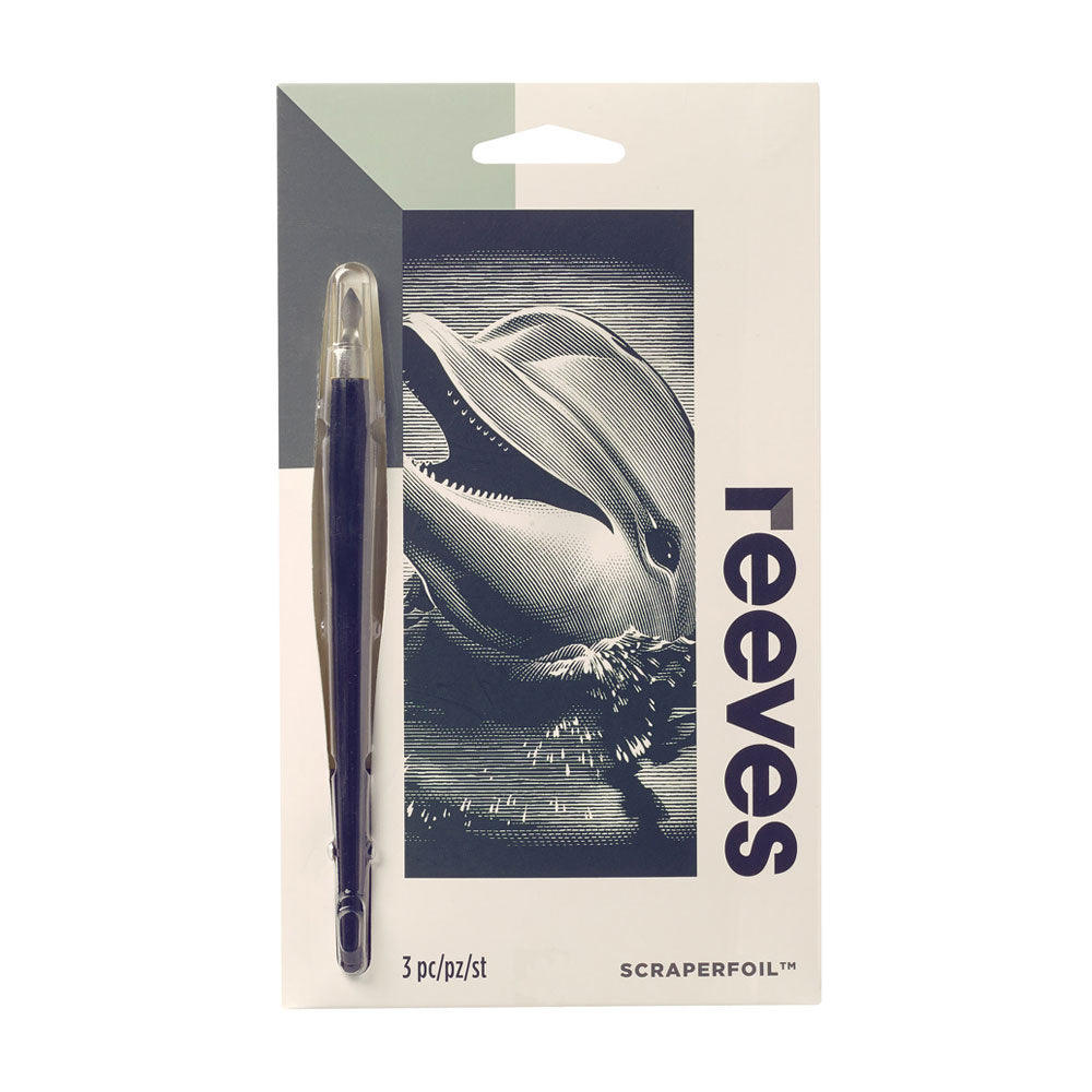 Reeves Mini Scraperfoil - Silver Dolphin