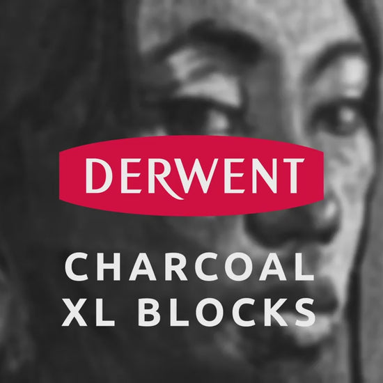 Derwent Charcoal XL Blocks Tin of 6 Derwent 2