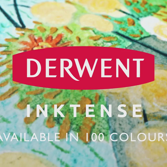 Derwent Inktense Pencils Wooden Box of 72 Derwent 2