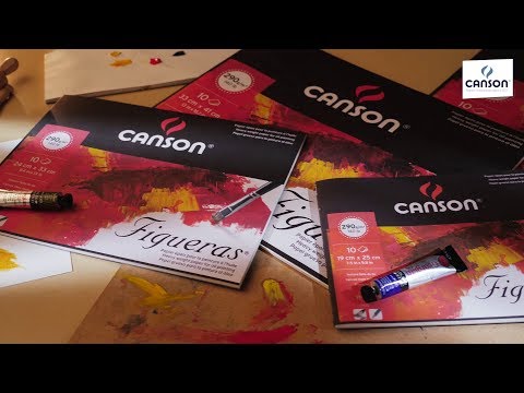 Canson Figueras 290gsm Canvas Paper Pad 10 sheets Canson 3