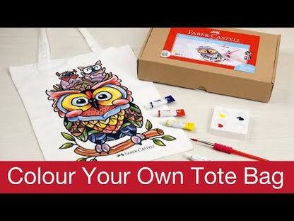 Faber-Castell Colour Your Own Tote Bag