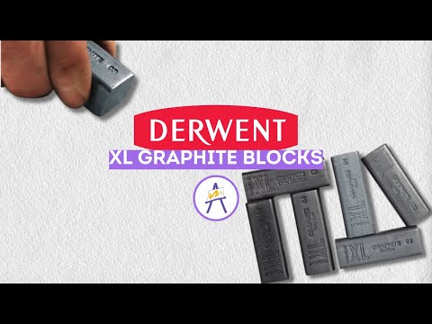 Derwent Graphite XL Blocks Tin of 6 Derwent 2