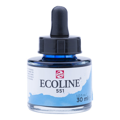 ECOLINE Watercolour Ink 30ml SKY BLUE LIGHT 551