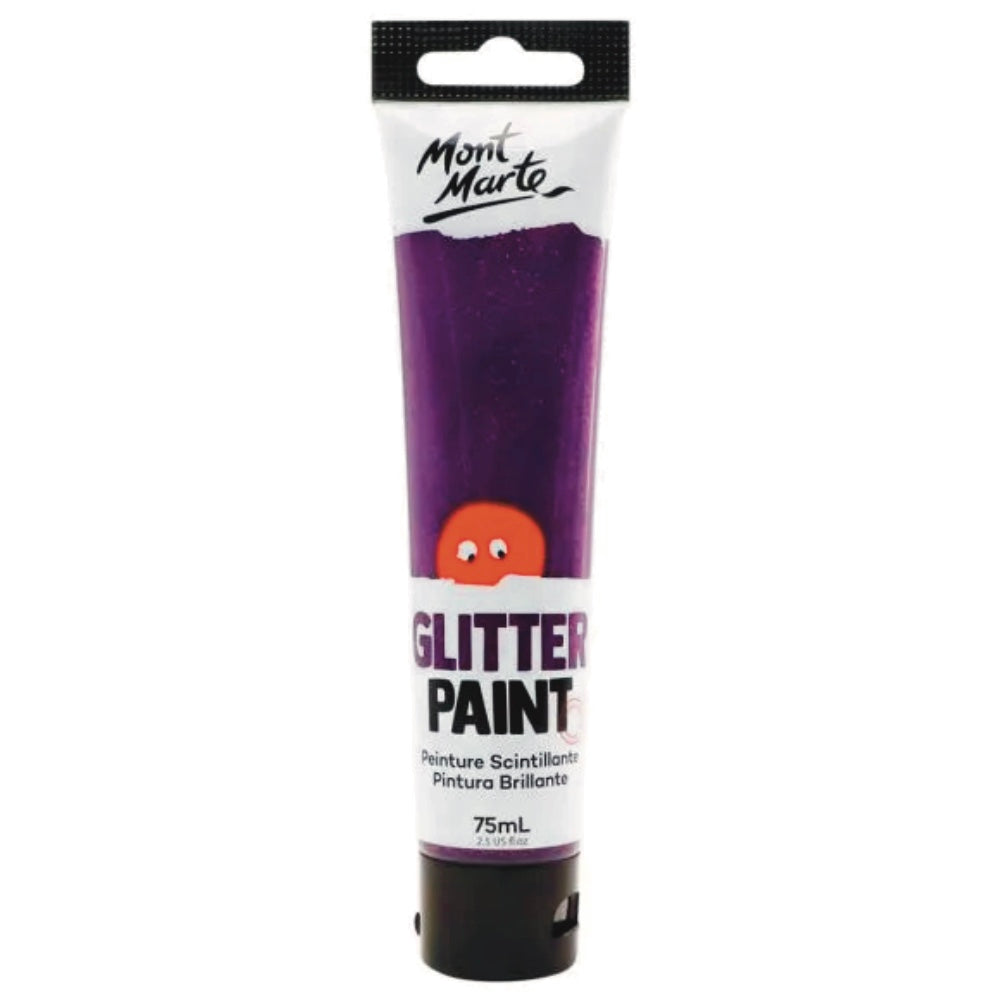 Mont Marte Glitter Paint 75ml Purple