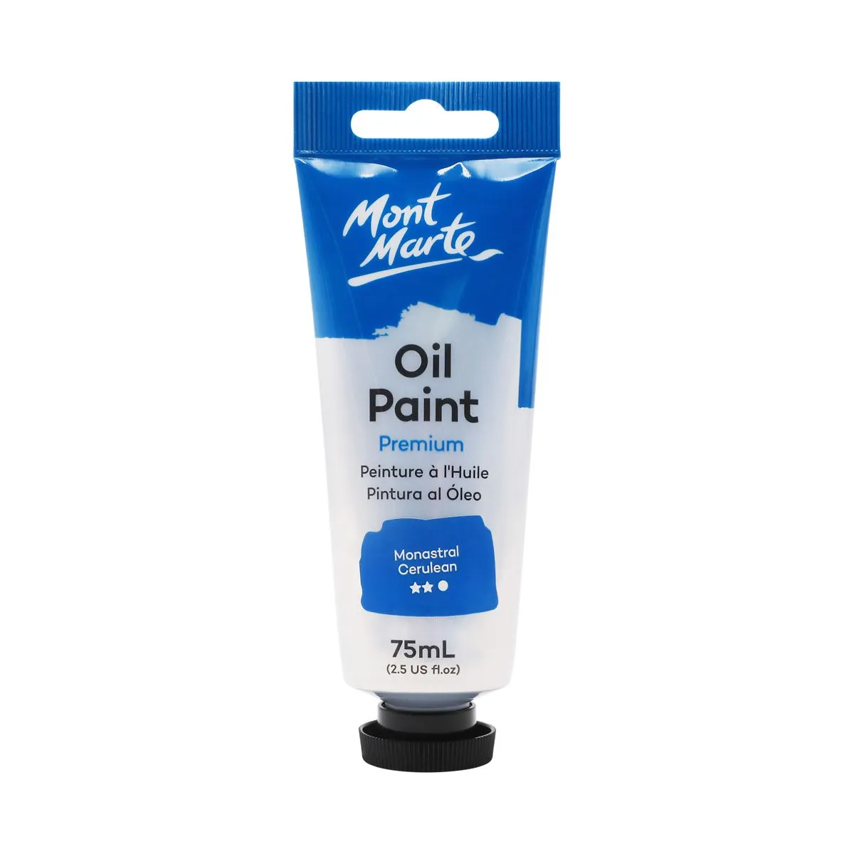 Mont Marte Oil Paint 75ml Monastral Cerulean