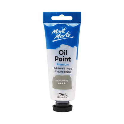 Mont Marte Oil Paint 75ml Neutral Grey