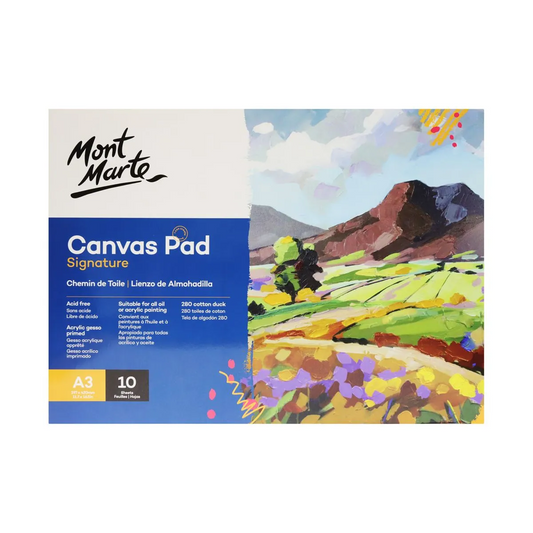 Mont Marte Canvas Pad 10 Sheet