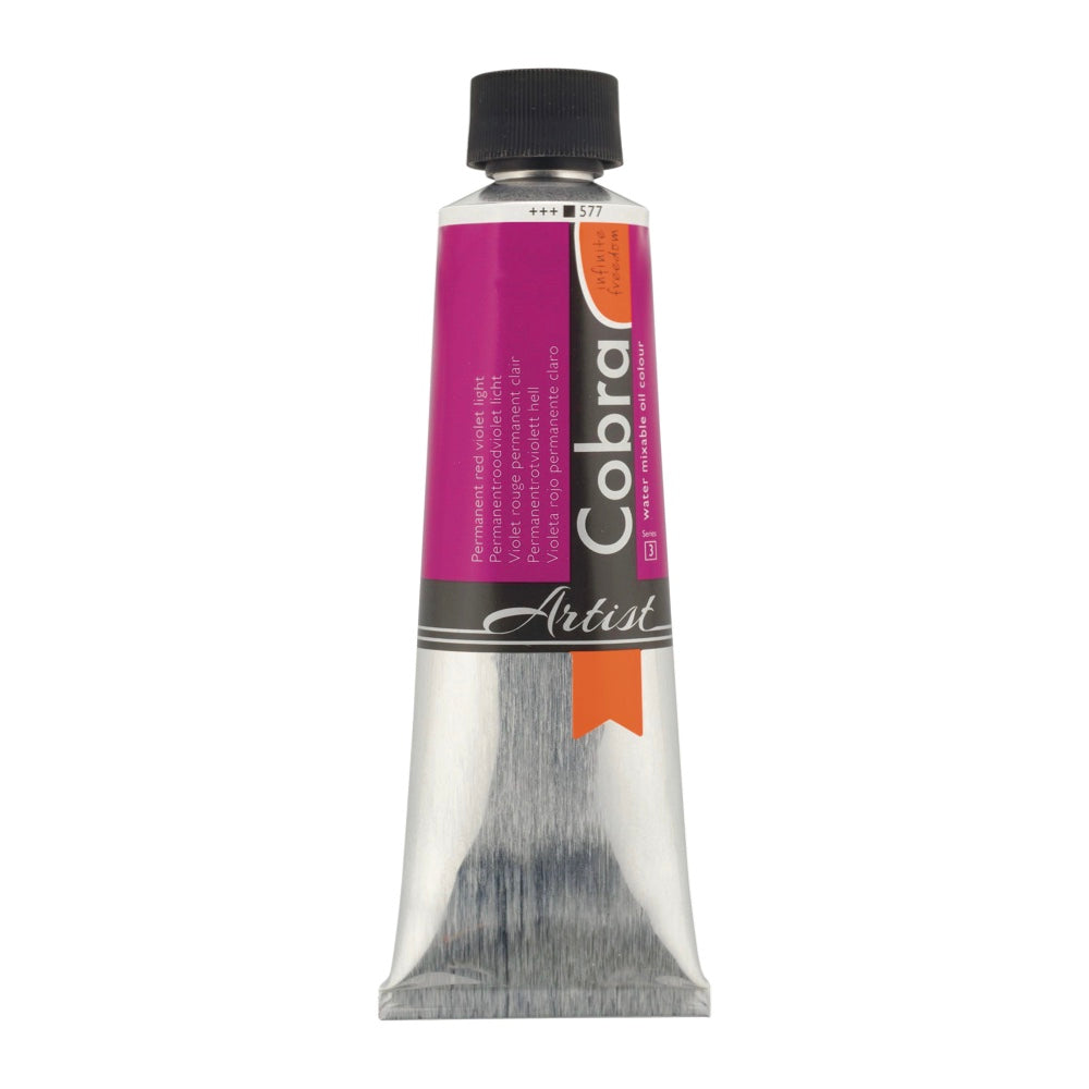 COBRA Water Mixable Oil 150ml S3 PERMANENT RED VIOLET LIGHT