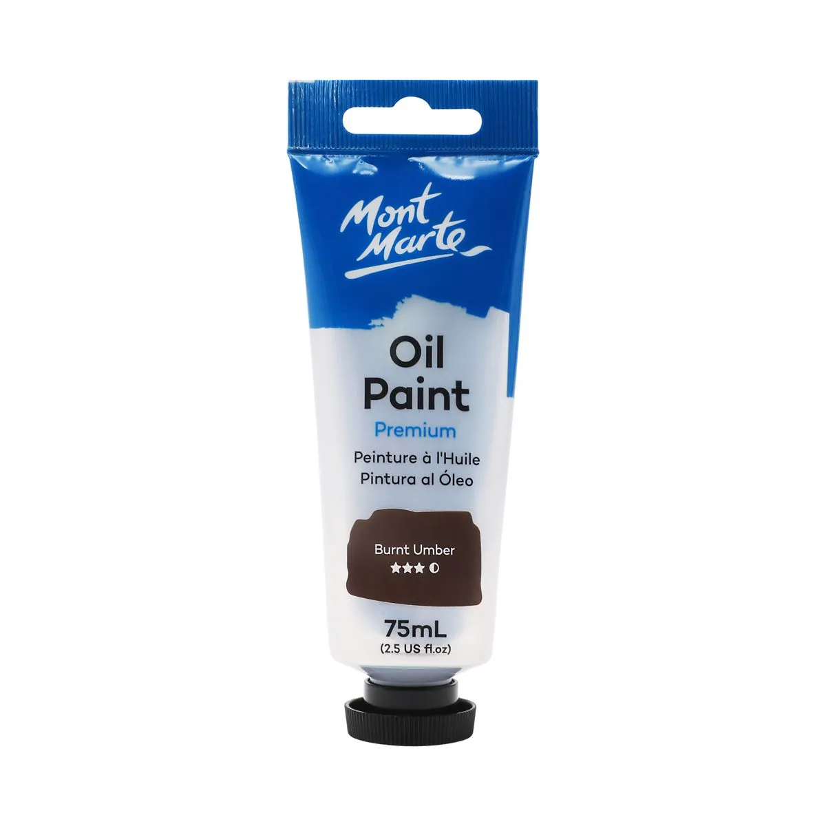 Mont Marte Oil Paint 75ml BURNT UMBER