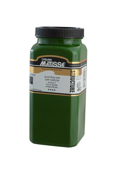 MATISSE STRUCTURE ACRYLIC 500ml S3 AUSTRALIAN SAP GREEN