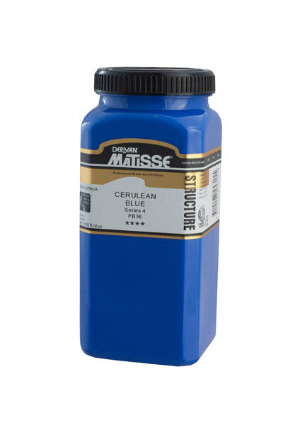 MATISSE STRUCTURE ACRYLIC 500ml S4 CERULEAN BLUE