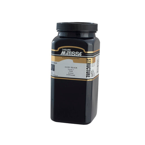 MATISSE STRUCTURE ACRYLIC 500ml S1 Ivory Black